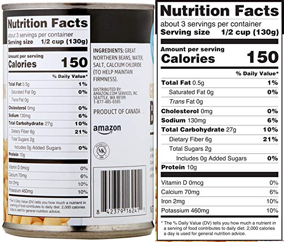 Purchase Amazon Brand - Happy Belly Great Northern Beans, 15 Ounce on Amazon.com