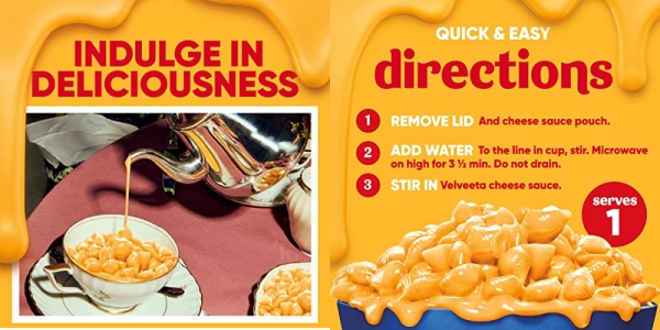 Purchase Velveeta Shells & Cheese Original Microwavable Macaroni And Cheese Cups (2.39 Oz Cup) on Amazon.com