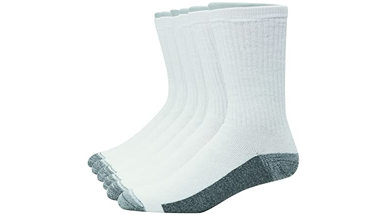 Purchase Hanes Men Ultra Cushion FreshIQ Odor Control with Wicking Crew Socks, 6-Pair Pack at Amazon.com