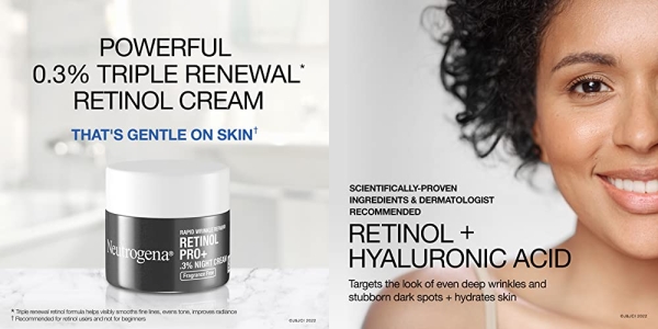 Purchase Neutrogena Rapid Wrinkle Repair Retinol Pro+ Anti-Wrinkle Night Moisturizer, 1.7 oz on Amazon.com