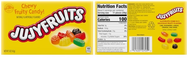 Purchase Jujyfruits Chewy Fruity Candy, 5 Ounce Movie Theater Candy Box (Pack of 12) on Amazon.com