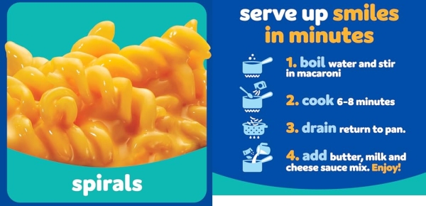 Purchase Kraft Spirals Original Macaroni & Cheese Dinner (5.5 oz Box) on Amazon.com