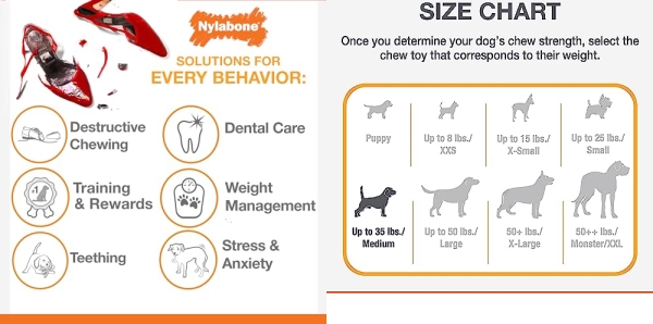 Purchase Nylabone Dura Chew Giant Original Flavored Bone Dog Chew Toy, Large/Giant - Up to 35 lbs. (NW103P) on Amazon.com