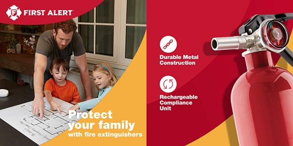 Purchase FIRST ALERT Fire Extinguisher, Garage Fire Extinguisher on Amazon.com