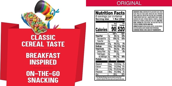 Purchase Froot Loops Cereal Bars, On The Go Snack Food, Kids Snacks, Original (8 Boxes, 48 Bars) on Amazon.com