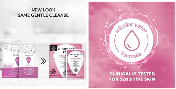 Purchase Summer's Eve Feminine Cleansing Wipes, Simply Sensitive, 16 Count, 3 Pack on Amazon.com