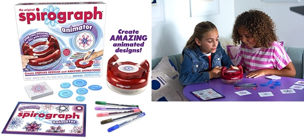 Purchase Spirograph - Animator - The Classic Craft and Activity to Make and Bring Countless Amazing Designs to Life - For Ages 8+ on Amazon.com