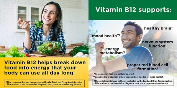 Purchase Nature Made Extra Strength Vitamin B12 Gummies, 3000 mcg per serving, 60 Gummy Vitamins, 30 Day Supply on Amazon.com