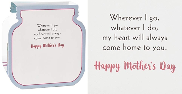 Purchase Hallmark Paper Wonder Mothers Day Pop Up Card for Mom (Mason Jar, Love You) on Amazon.com