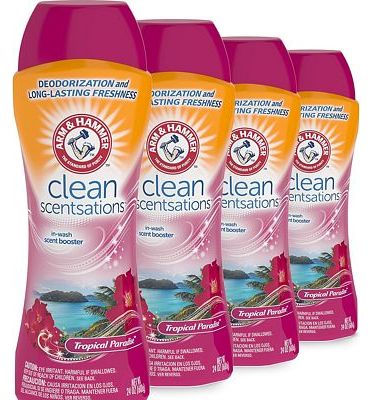 Purchase Arm & Hammer In-Wash Scent Booster, Tropical Paradise, 24 oz, Pack of 4 at Amazon.com
