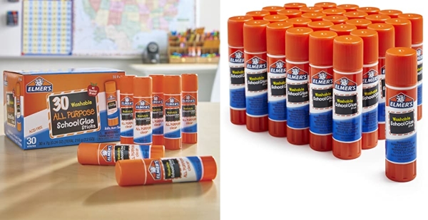 Purchase Elmer's All Purpose School Glue Sticks, Washable, 7 Gram, 30 Count on Amazon.com