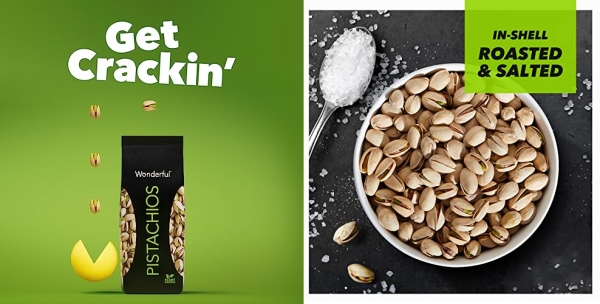 Purchase Wonderful Pistachios, Roasted and Salted, 16 Ounce Bag on Amazon.com