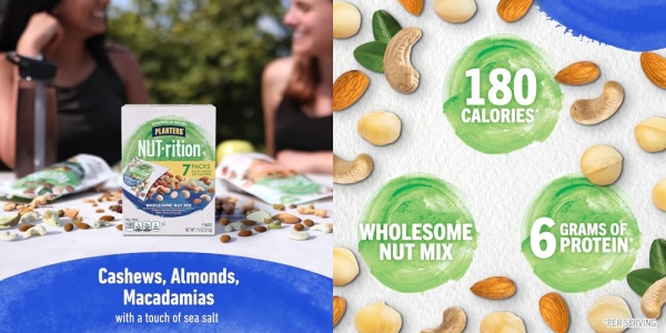 Purchase NUTrition Wholesome Nut Mix (7.5 oz Bag, Pack of 7) on Amazon.com