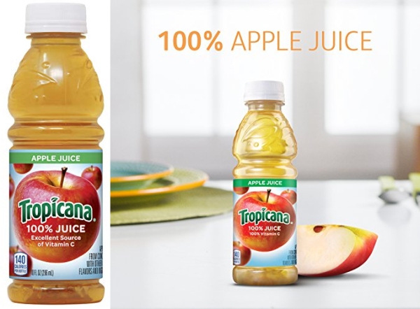 Purchase Tropicana Apple Juice, 10 oz., 24 Count on Amazon.com