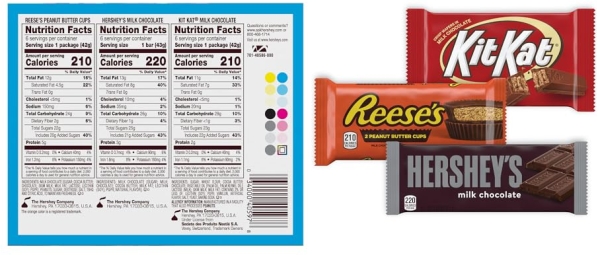Purchase Hershey Candy Bar Assorted Variety Box (HERSHEY'S Milk Chocolate, KIT KAT, REESE'S Cups), Full Size, 18 Count on Amazon.com