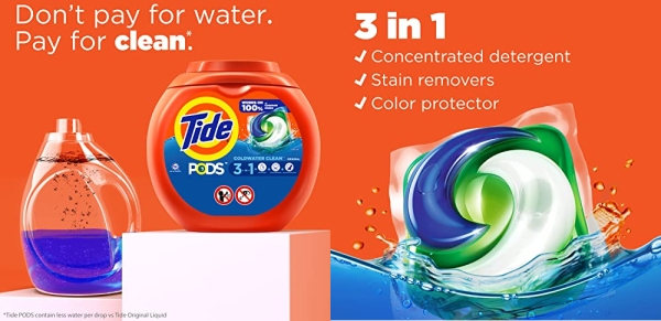 Purchase Tide PODS 3 in 1 HE Turbo Laundry Detergent Pacs, Original Scent, 81 Count Tub on Amazon.com
