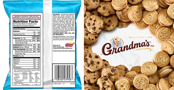 Purchase Grandma's Sandwich Cookies, Vanilla Creme Minis, 2.12 Ounce (Pack of 60) on Amazon.com