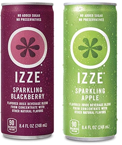 Purchase IZZE Sparkling Juice, 4 Flavor Variety Pack, 8.4 oz Cans, 24 Count on Amazon.com