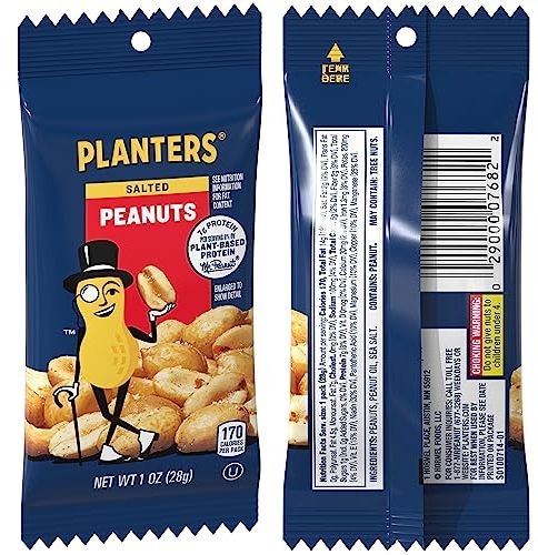 Purchase Planters Salted Peanuts (1 oz Bags, Pack of 48) on Amazon.com