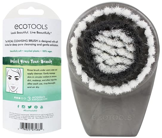 Purchase EcoTools Gentle Pore Cleansing Face Brush, Scrubber For Facial Skincare and Beauty, Great for Sensitive Skin on Amazon.com