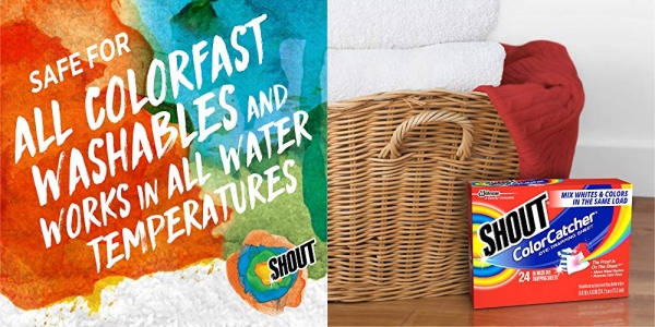 Purchase Shout Color Catcher Sheets for Laundry, Maintains Clothes Original Colors, 72 Count on Amazon.com