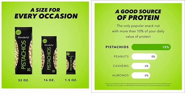 Purchase Wonderful Pistachios, Roasted and Salted, 32 Ounce Bag on Amazon.com
