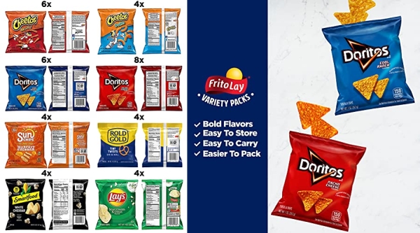 Purchase Frito-Lay Fun Times Mix Variety Pack, 40 Count on Amazon.com
