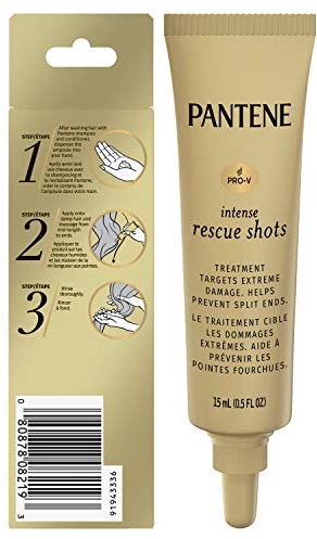 Purchase Pantene Pro-v Intense Rescue Shots Hair Ampoule for Intensive Repair Of Damaged Hair, 0.5 Fluid Ounce on Amazon.com