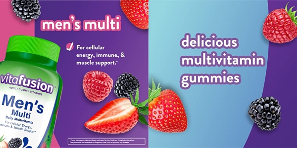 Purchase Vitafusion Men's Gummy Vitamins, 150 count, Multivitamin for Men on Amazon.com