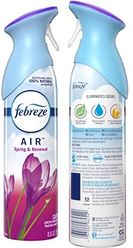 Purchase Febreze AIR Freshener Spray, Spring & Renewal(TM) Scent, 8.8 Oz on Amazon.com