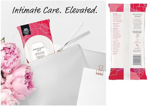 Purchase Summer's Eve Blissful Escape Daily Refreshing Feminine Wipes, Removes Odor, pH balanced, 32 Count on Amazon.com
