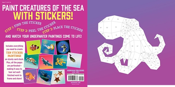 Purchase Paint by Sticker Kids: Under the Sea: Create 10 Pictures One Sticker at a Time! on Amazon.com