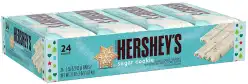 HERSHEY'S Sugar Cookie Flavored White Creme with Cookie Pieces Candy, Bulk, 1.55 oz Bars (24 Count)