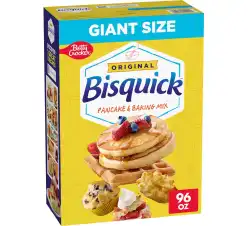 Betty Crocker Bisquick Original Pancake & Baking Mix, Giant Size, 96 oz