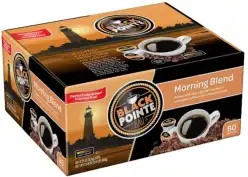 Black Pointe Bay Morning Blend Coffee Pods, Medium Roast, 80 ct, for Keurig K-Cup