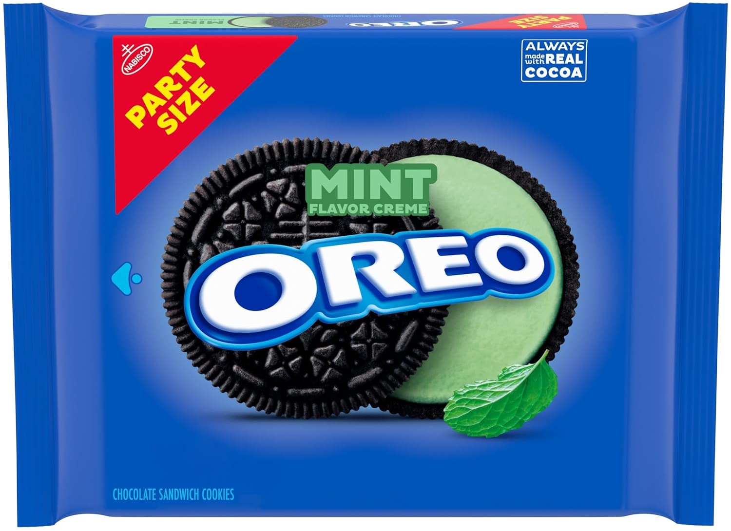 Deal on OREO Mint Creme Chocolate Sandwich Cookies, Party Size, 24.95