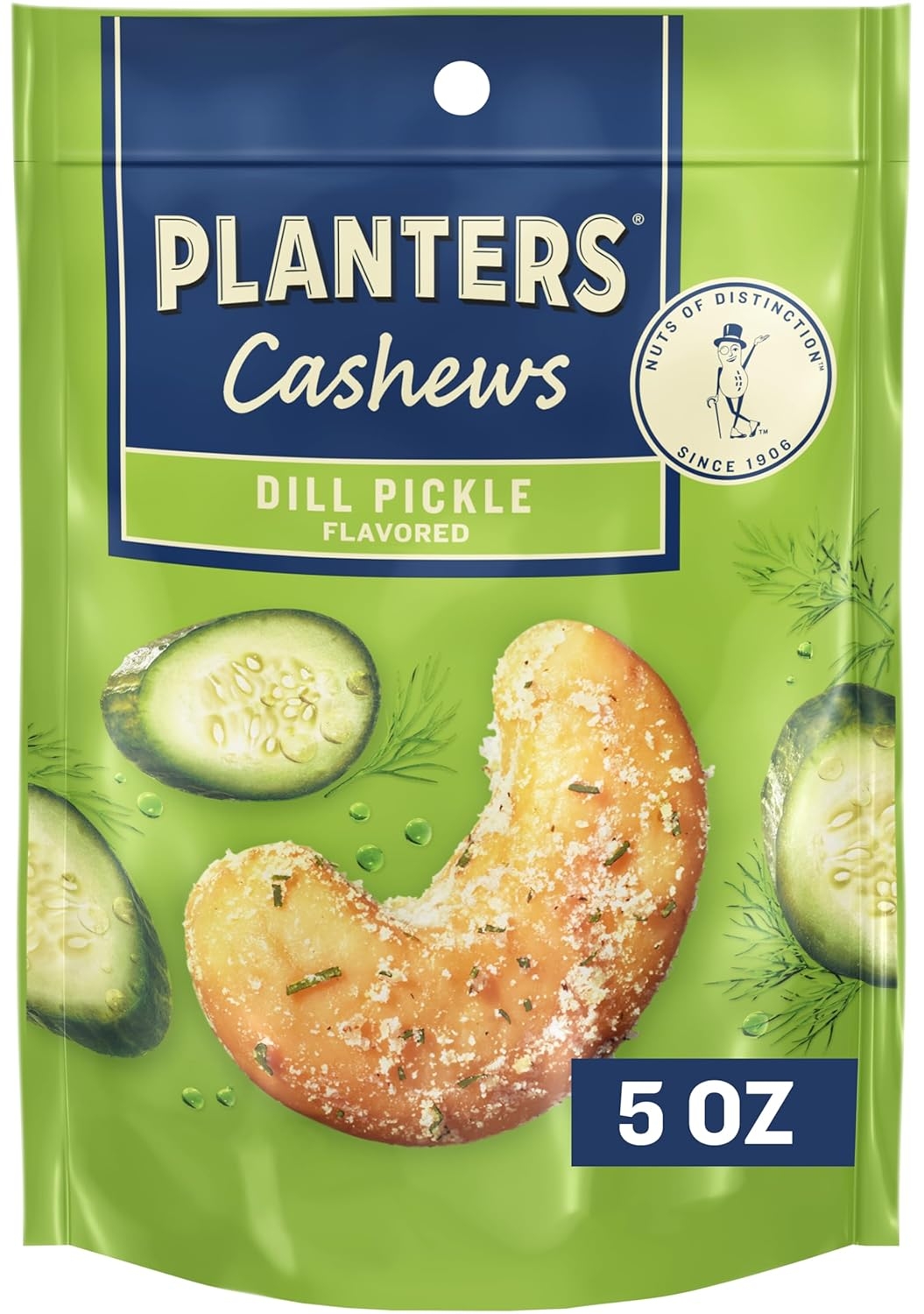 Amazon Deal on PLANTERS Whole Cashews Dill Pickle Flavored, Party