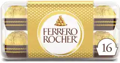 Ferrero Rocher Milk Chocolate Hazelnut Candy, 16 Count, 7 oz