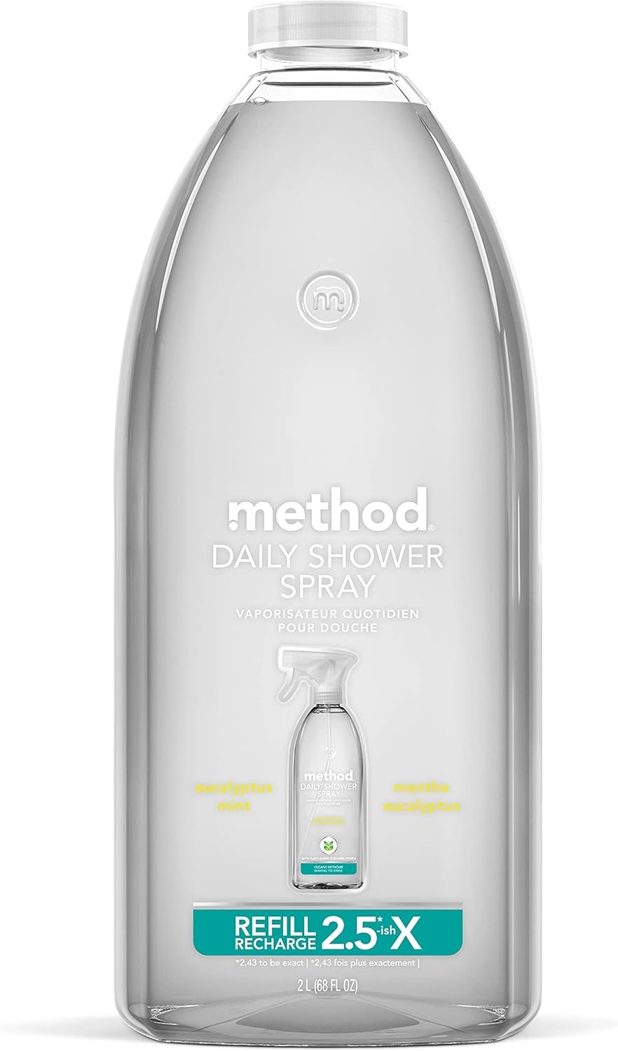 Amazon Deal on Method Daily Shower Cleaner Refill, Eucalyptus Mint, 68
