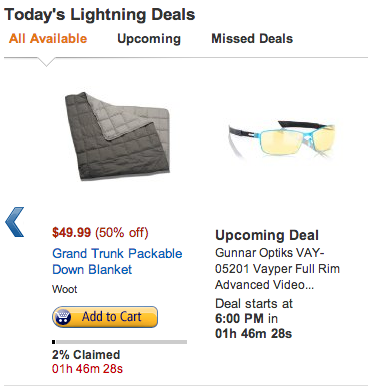 Amazon Lightning Deals
