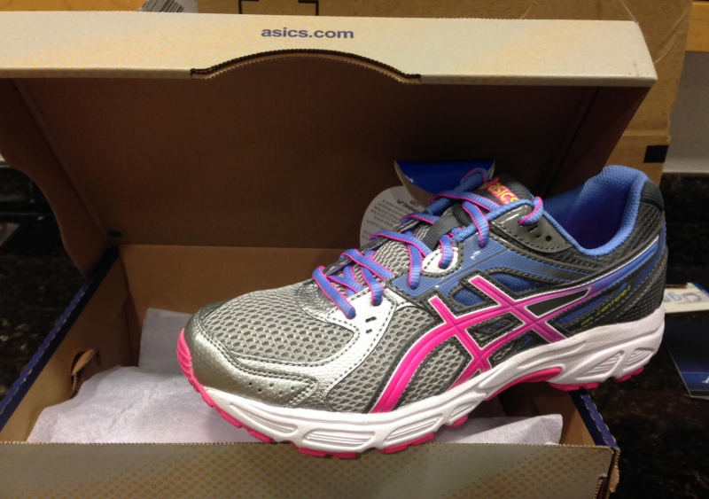 ASICS Women's Gel-Contend 2 Running Shoe, Lightning/Hot Pink/Periwinkle Blue for $26.77