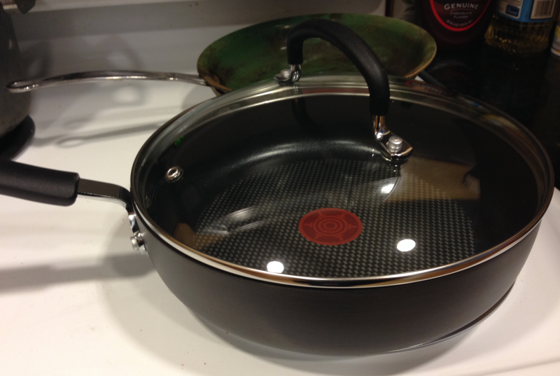 T-fal Ultimate Hard Anodized Nonstick Thermo-Spot Fry Pan $16.99 (reg. $59.99)