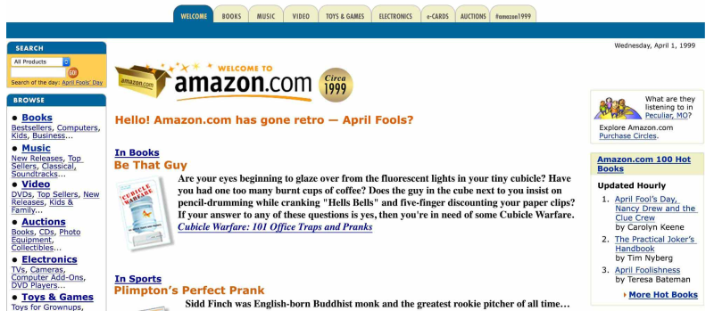 Amazon's April Fools Prank!