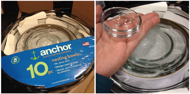 Anchor Hocking Glass Bowl Set – 10 pcs $15.97 (reg. $29.19), BEST Price!