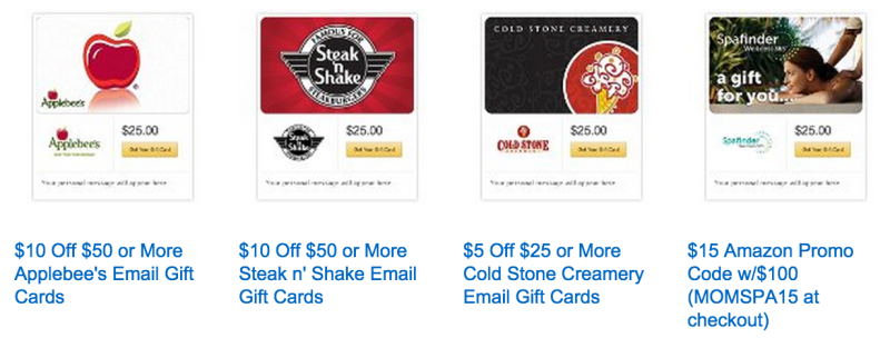 20% Off Gift Card Lightning Deals Starting Soon!