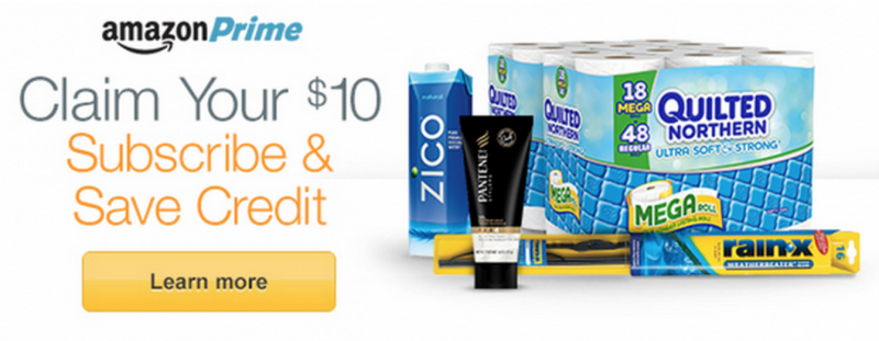 New to Subscribe & Save? Get a FREE $10 Account Credit!
