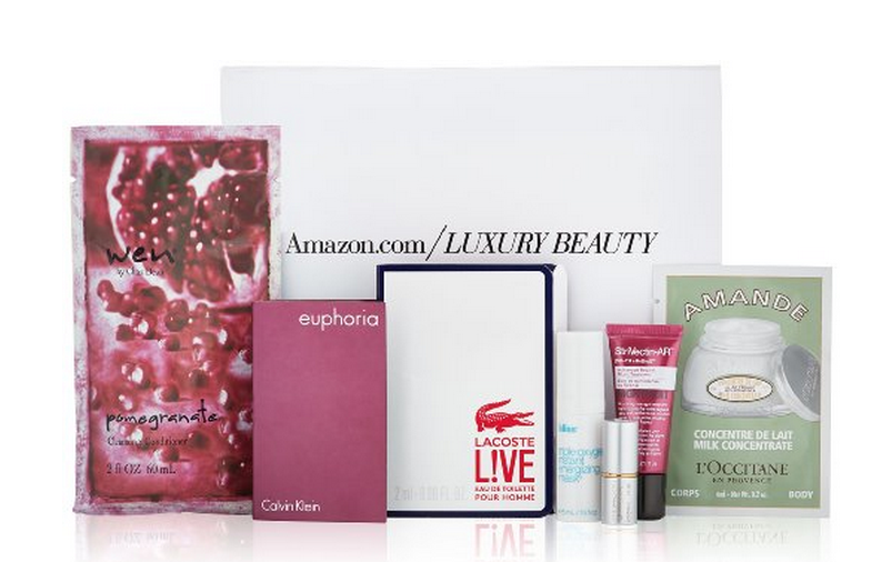 Get a free luxury beauty sample box with a $50 purchase of luxury beauty products when you use promo code LUXSAMPLES  at checkout