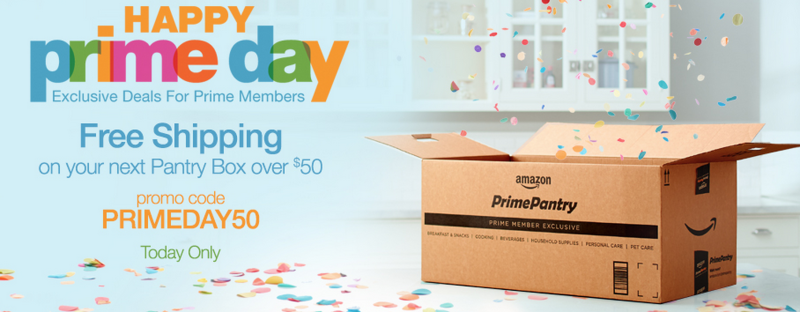 Amazon Prime Day: FREE Shipping on Amazon Pantry Boxes $50 or More + Lots of Grocery Deals!