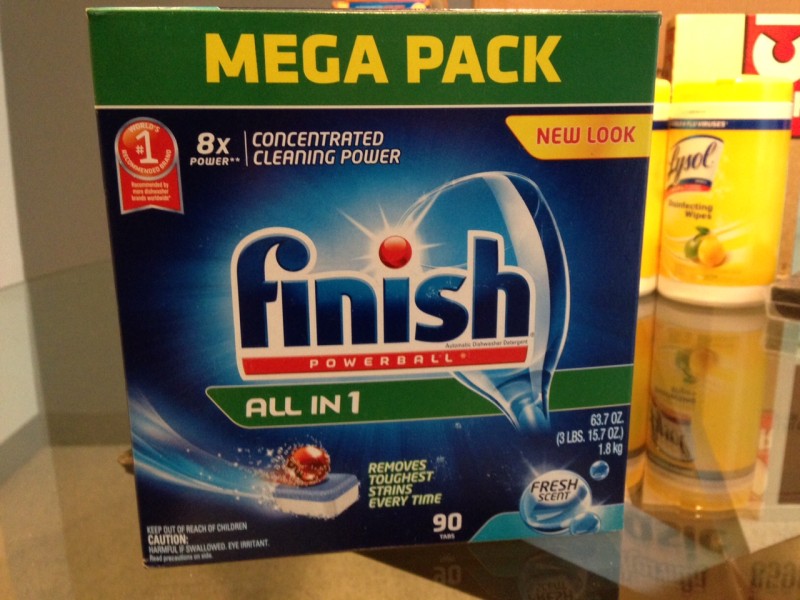 Finish Powerball Tabs Dishwasher Detergent Tablets, Fresh Scent, 90 Count (Packaging may vary)