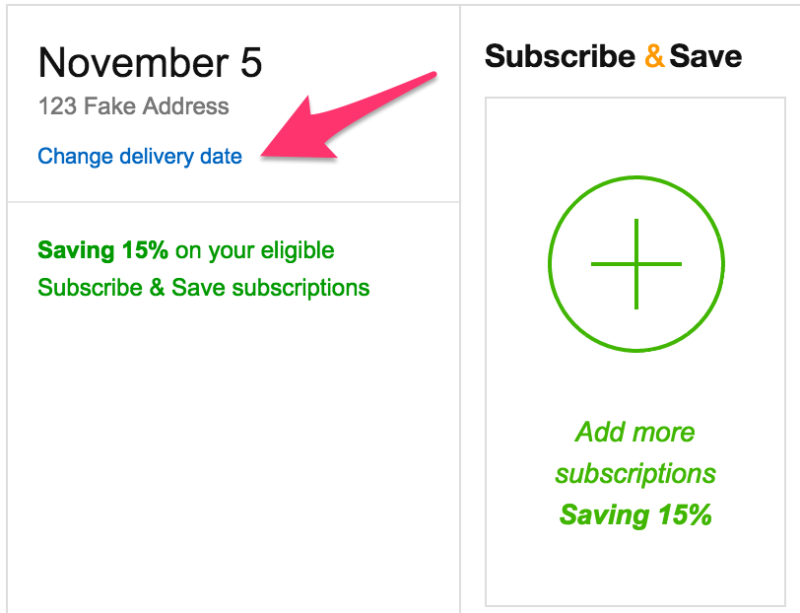 Amazon Hack: Two Subscribe & Save Boxes in a Month!